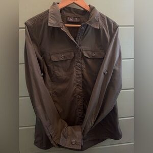 Triple Aught Design Women’s Utility Field Shirt L Convertible Roll-Tab Sleeves